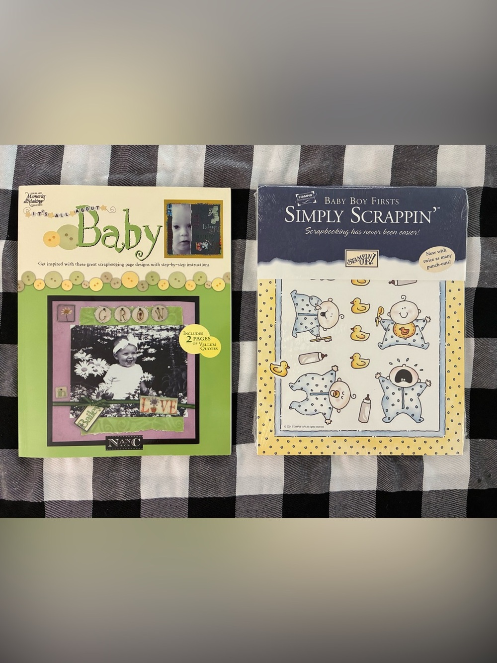 Stampin’ Up! Simply Scrappin’ Baby Boy Firsts